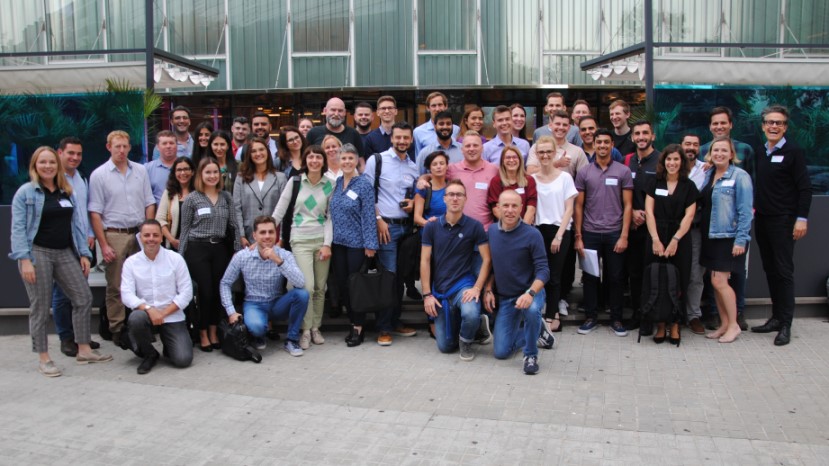 45 FEGIME next generation entrepreneurs from 12 FEGIME countries took part in the 2019 FAMP in Barcelona – with Prof. Patrick Reinmoeller as Academic Director (right)